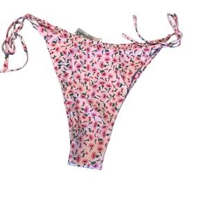 Zaful Pink Floral Bikini Bottoms – NWT